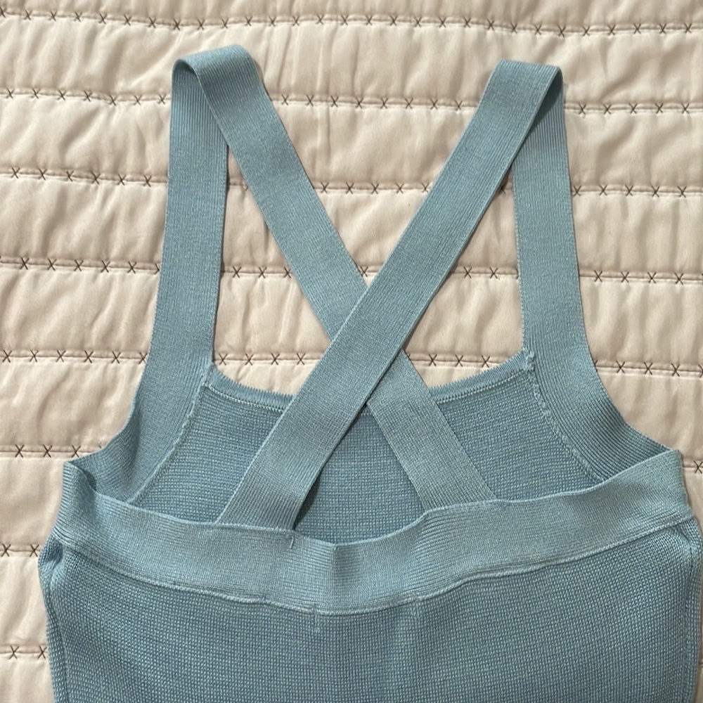 Abercrombie and Fitch Bodycon Dress in Light Blue - Picture 5 of 9